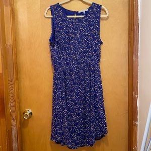 Blue Floral Dress